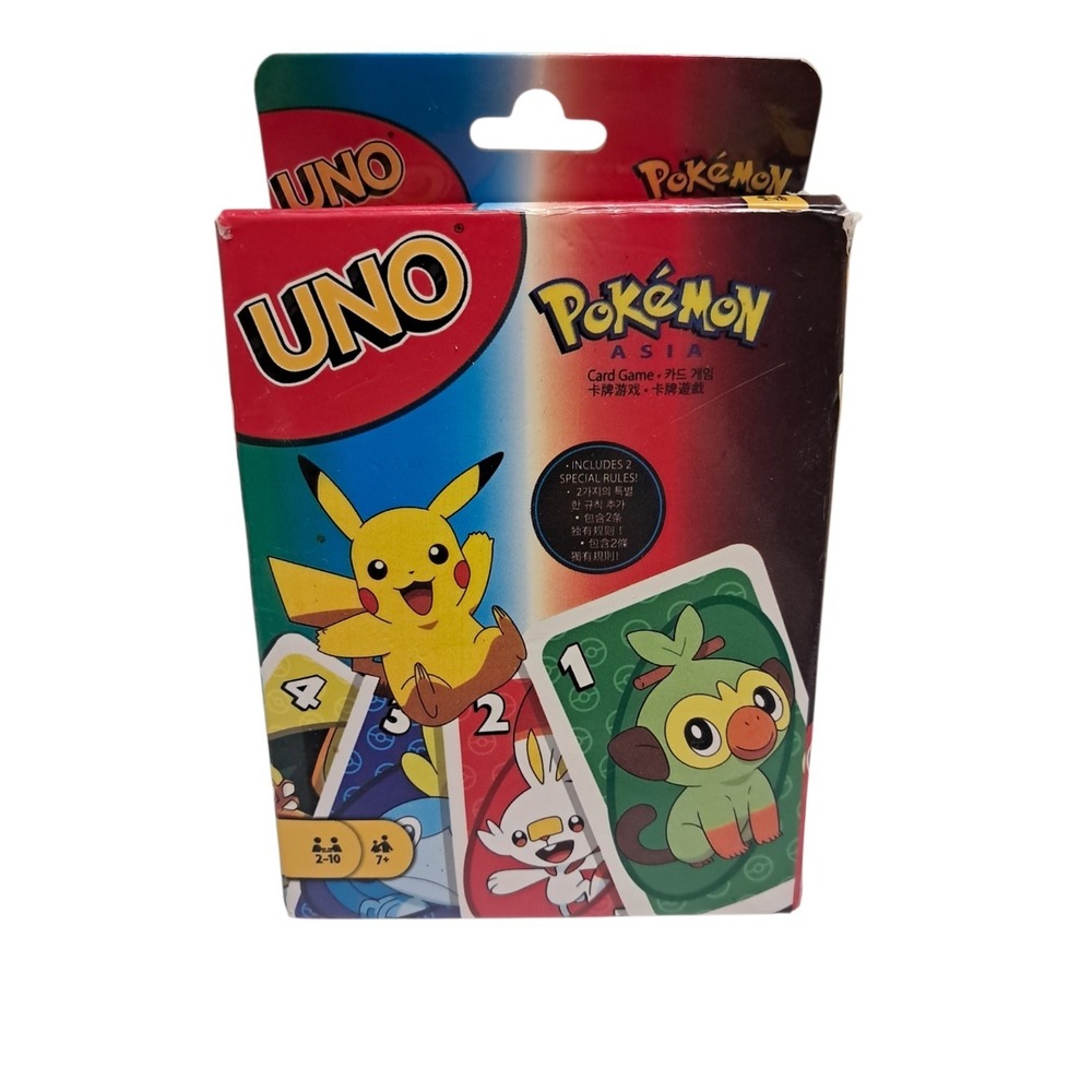 UNO Pokemon Card Games for Kids, Adults & Family Game Night | Charzard, Pikachu